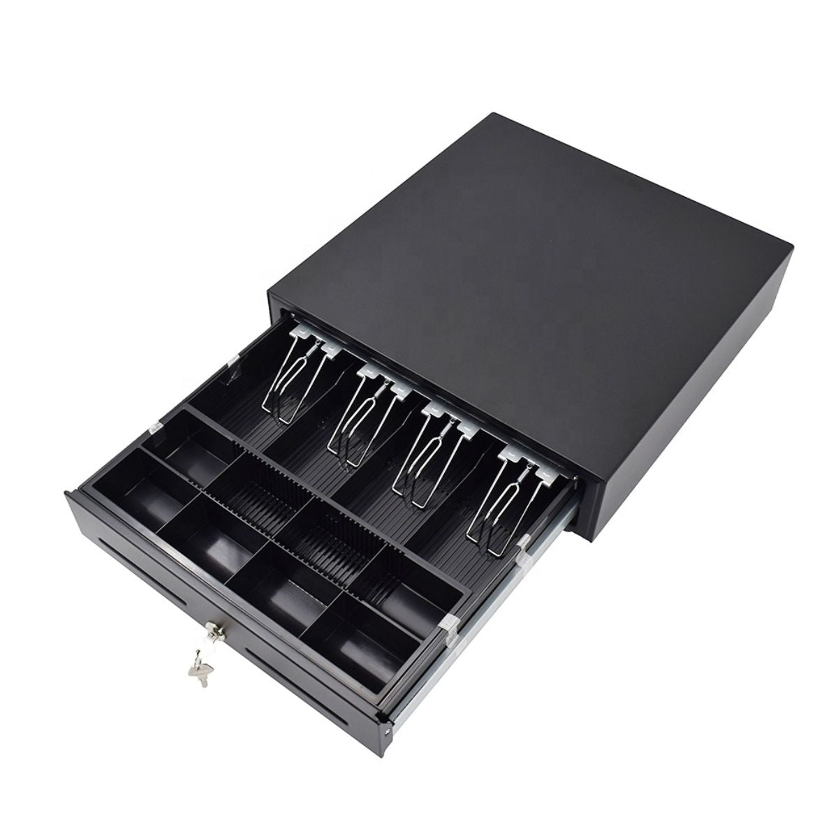 Tiroir caisse - 4 billets 8 compartiments à pièces - RJ11