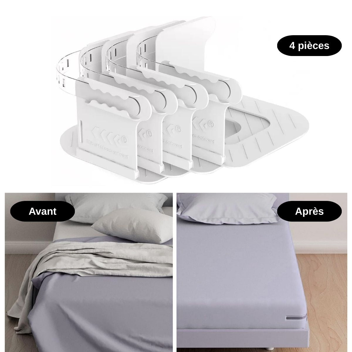 Attache Draps - 4 pièces