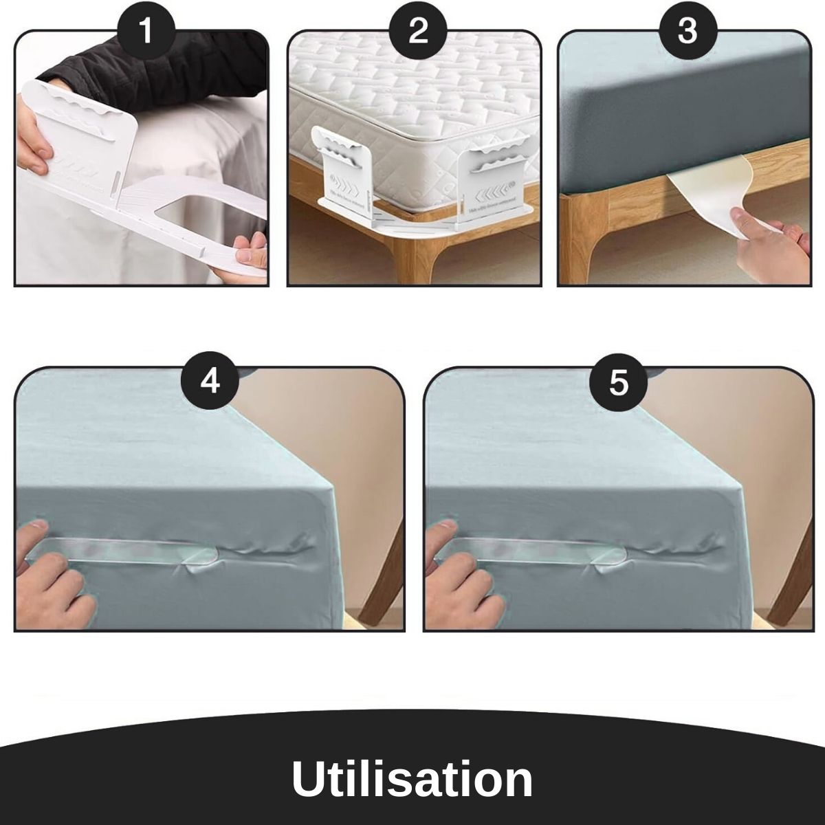 Attache Draps - 4 pièces