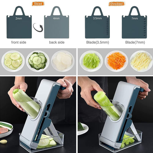 Coupe Légumes Multifonction - 4 Lames