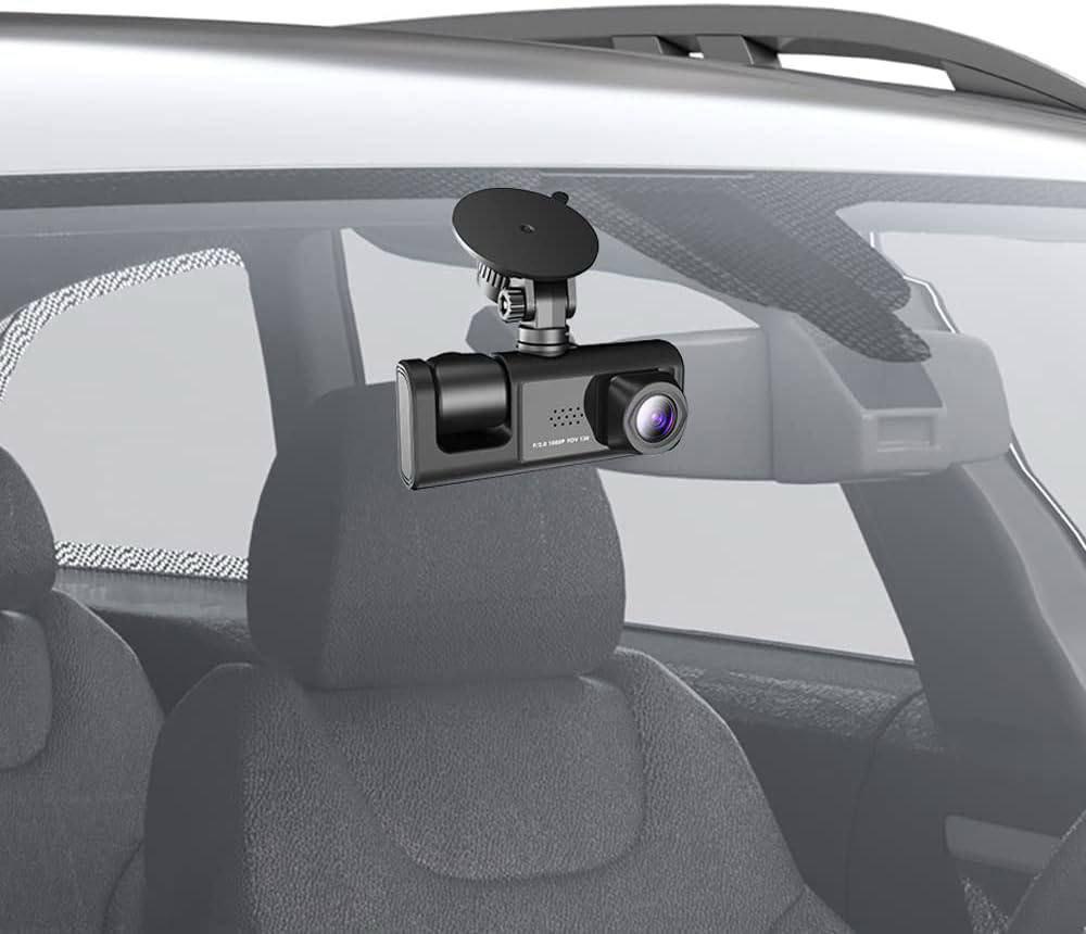 Camera de Voiture Double Lentille – Avant & Intérieur - FULL HD 1080P