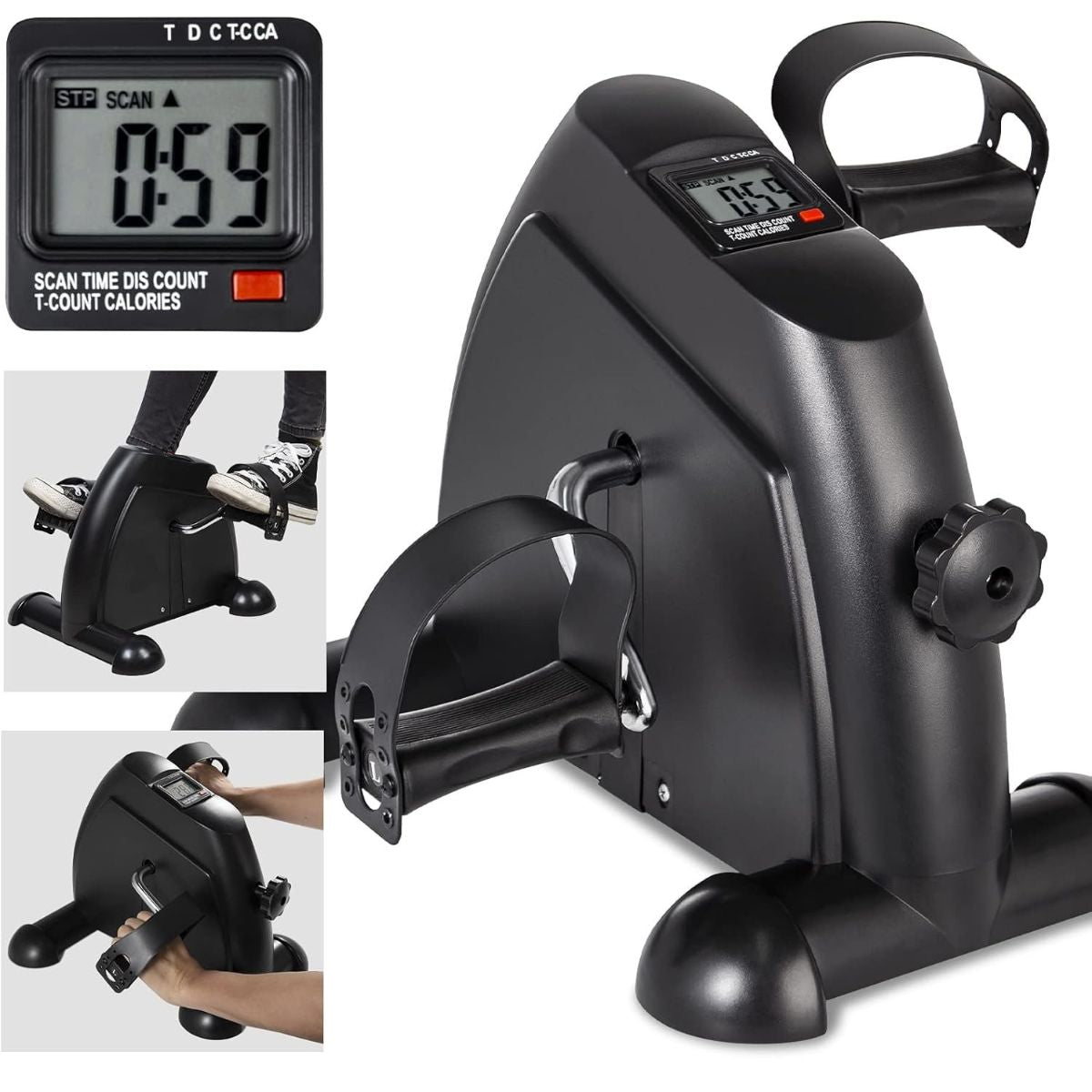 Mini vélo d’appartement, Pédalier avec écran LCD