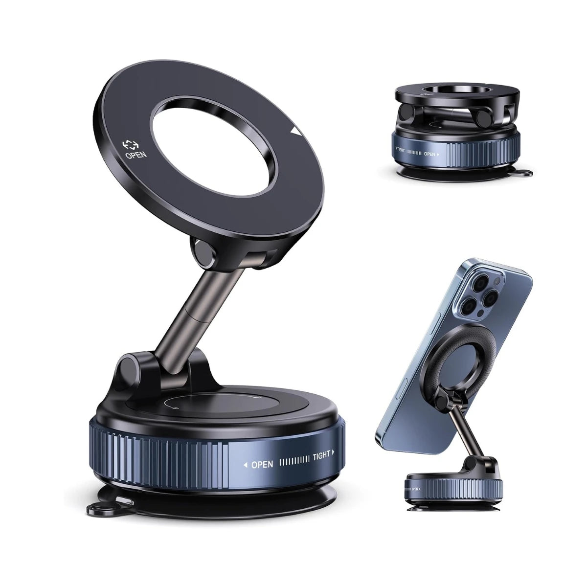 Support magnétique de téléphone 360°