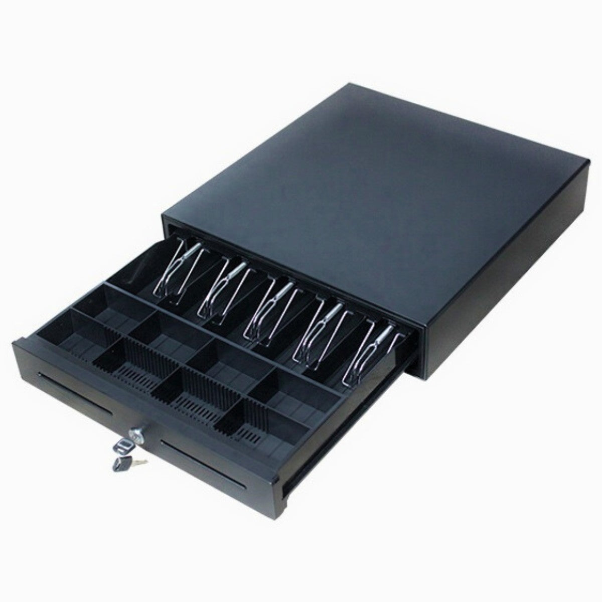 Tiroir caisse - 4 billets 8 compartiments à pièces - RJ11